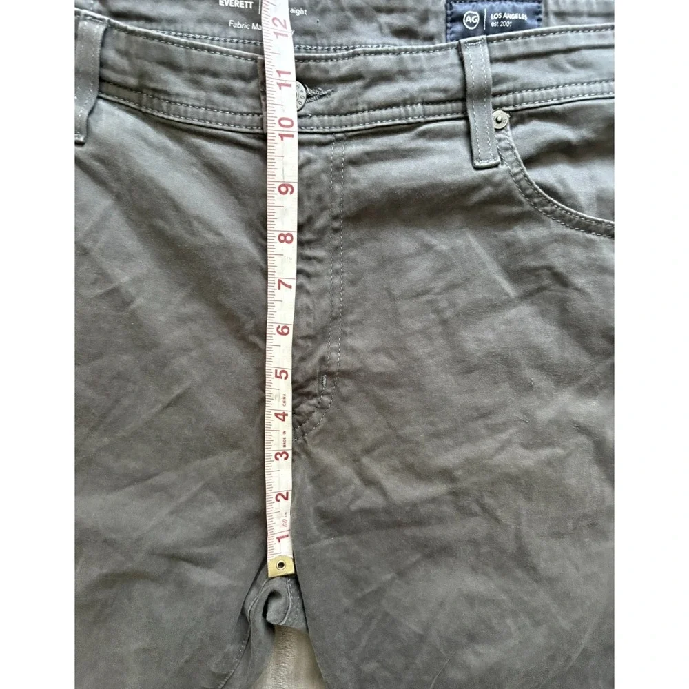 AG Jeans Adriano Goldschmied Pants Mens 38x32* Gray Everett Slim Straight Casual